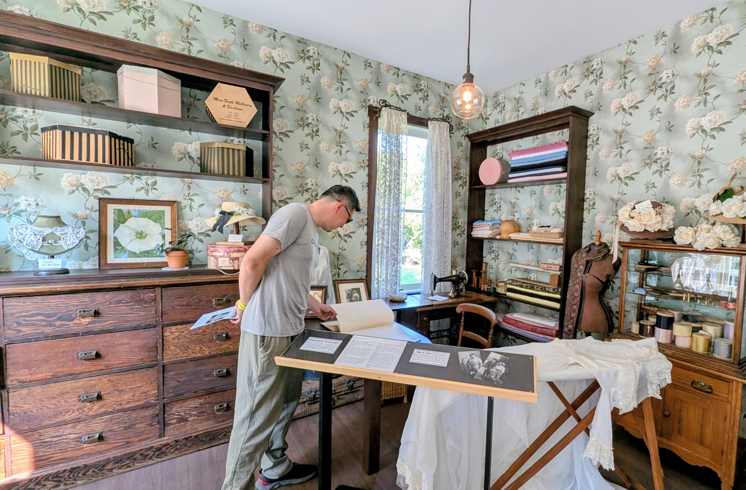 Costumed interpreters at RJ Haney Heritage Village and Museum