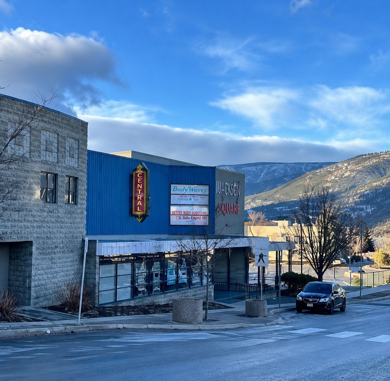 The Salmar Grand cinema and marquee in downtown Salmon Arm